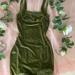 Olive Green SHEIN  Party dress